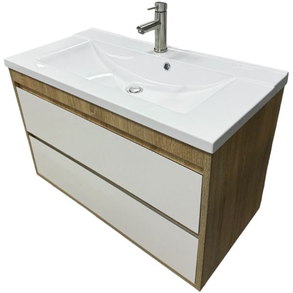 Набор для ванной ADAMANT QUANTO 90 White (4824296208301) Отверстие под смеситель есть