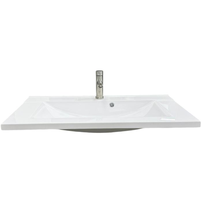 Набор для ванной ADAMANT QUANTO 90 White (4824296208301) Материал искусственный камень