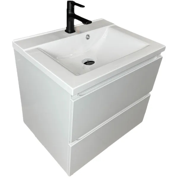 Раковина ADAMANT Quanto White 60 (4824296206101) Материал искусственный камень