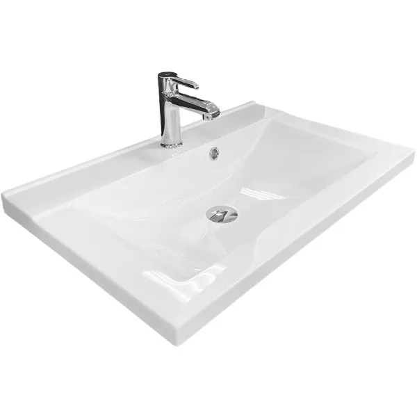 Раковина ADAMANT Quanto White 70 (4824296206201) Тип установки накладные