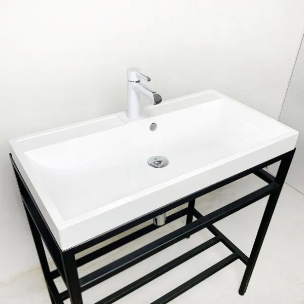 Раковина ADAMANT Streng New 80 White (100002841) Матеріал штучний камінь