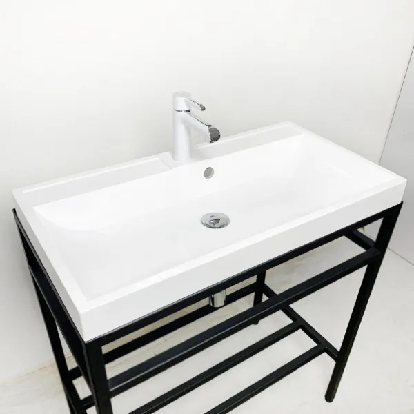 Раковина ADAMANT Streng New 100 White (100002890) Материал искусственный камень