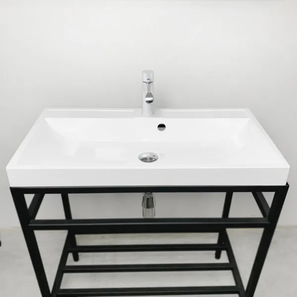 Раковина ADAMANT Streng New 100 White (100002890) Форма раковины прямоугольная