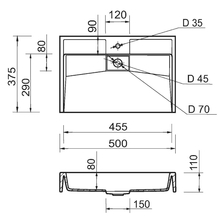 Раковина ADAMANT Vision 50 White (4824296205101)