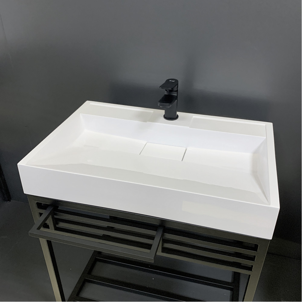 Раковина ADAMANT Vision 70 White (4824296204101) Материал искусственный камень