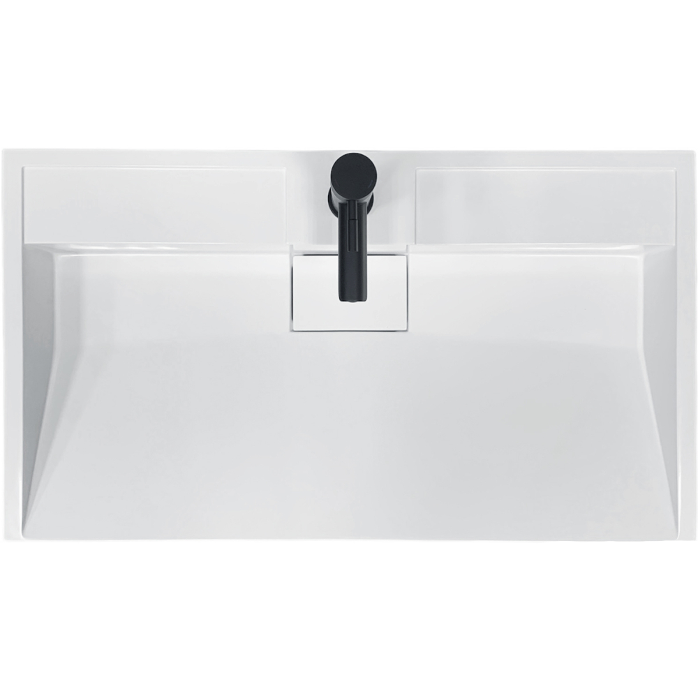 Раковина ADAMANT Vision 80 White (4824296204201) Форма раковини прямокутна