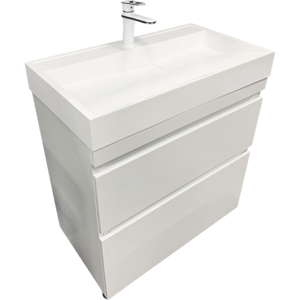 Раковина ADAMANT Vision 80 White (4824296204201) Отвір під змішувач є