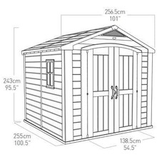 Сарай KETER Factor 8 x 8 Brown / Grey (17197916)