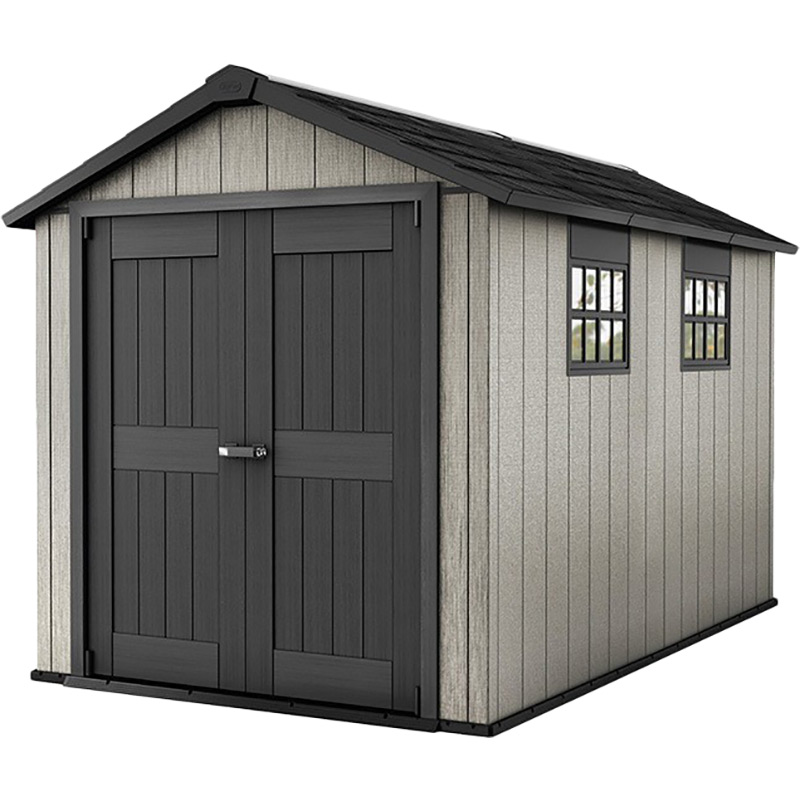 Сарай KETER Oakland 7511 Brown / Grey (17201421) Габариты 229 х 242 х 350 см