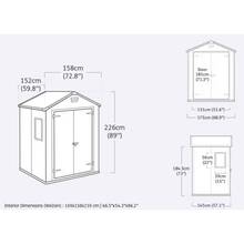 Сарай KETER MANOR 6*5 бежевий