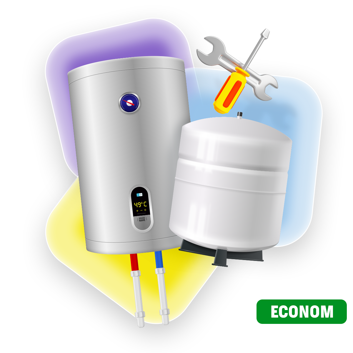 Встановлення елек. прот. водонагрівача "Старт-Мастер" (Econom) Встановлення елек. прот. водонагрівача "Старт-Мастер" (Econom)