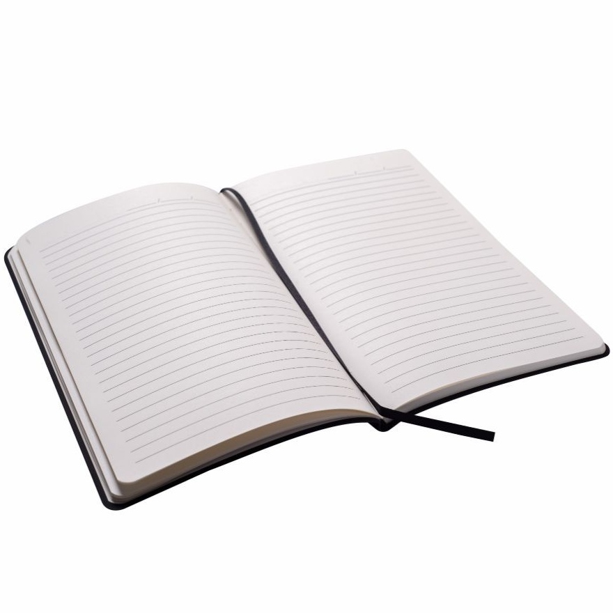 Блокнот BERGANOTE А5 Delgado 64 листа черный (50040438-01) Линовка линия