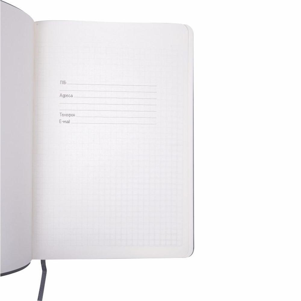 Блокнот BERGANOTE А5 Tessil 128 листов Grey (50040538-07) Цвет обложки серый