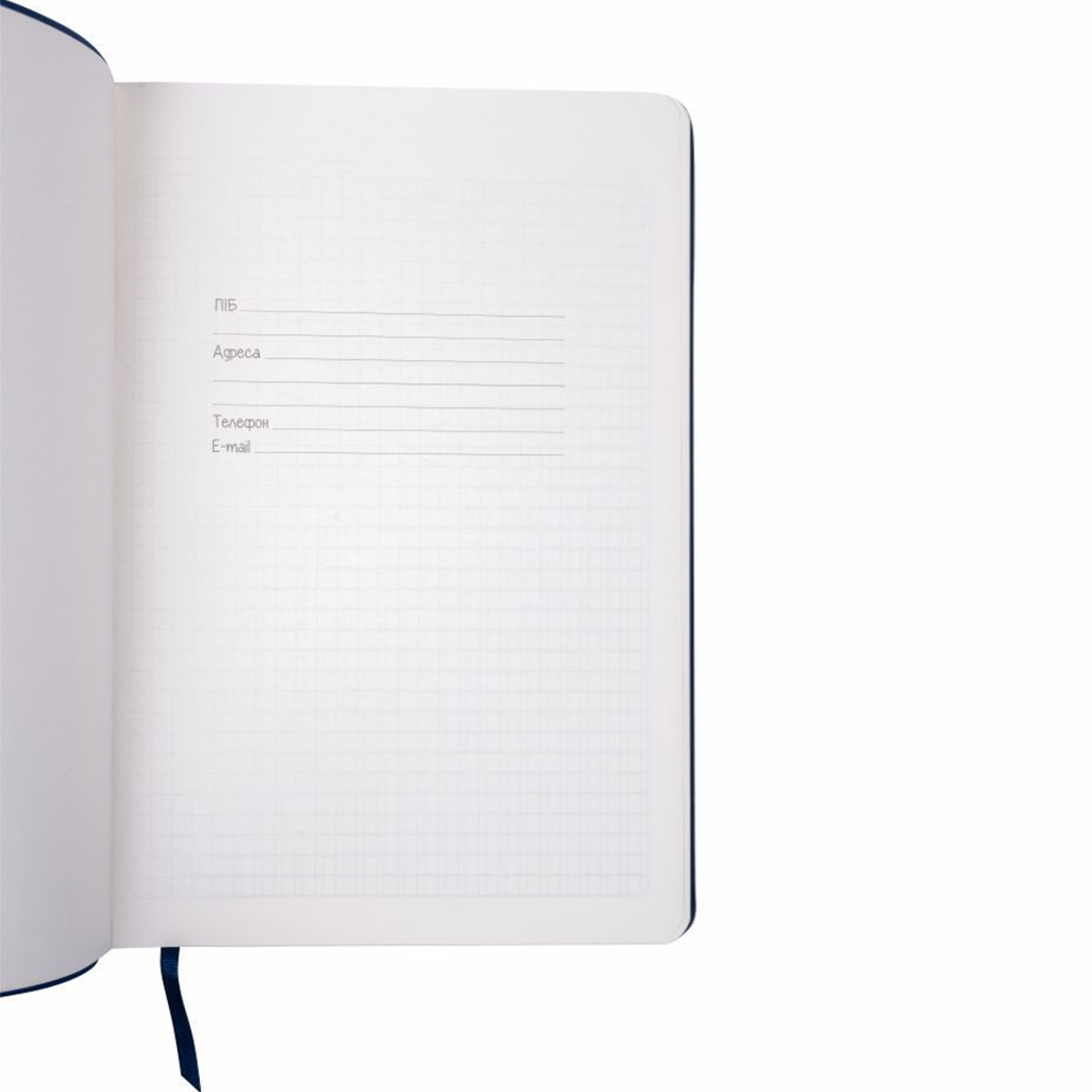 Блокнот BERGANOTE А5 Tessil 128 листов Dark Blue (50040538-44) Цвет обложки синий