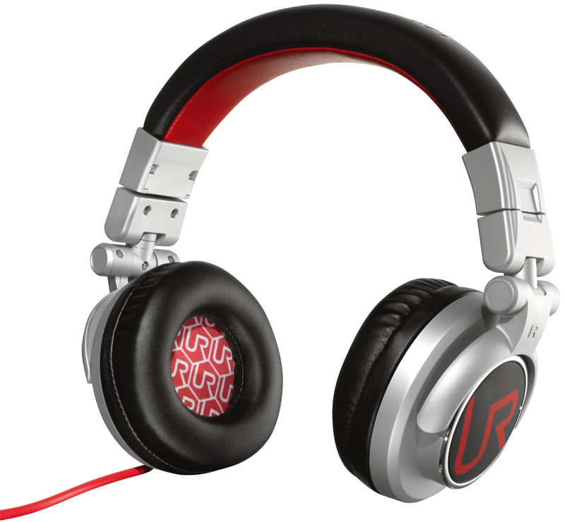 Навушники TRUST URBAN REVOLT Rimix Headphone Grey/Red Конструкція накладні (накладаються на вухо)