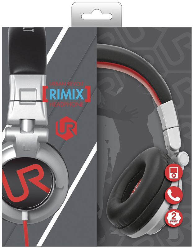 Покупка Навушники TRUST URBAN REVOLT Rimix Headphone Grey/Red