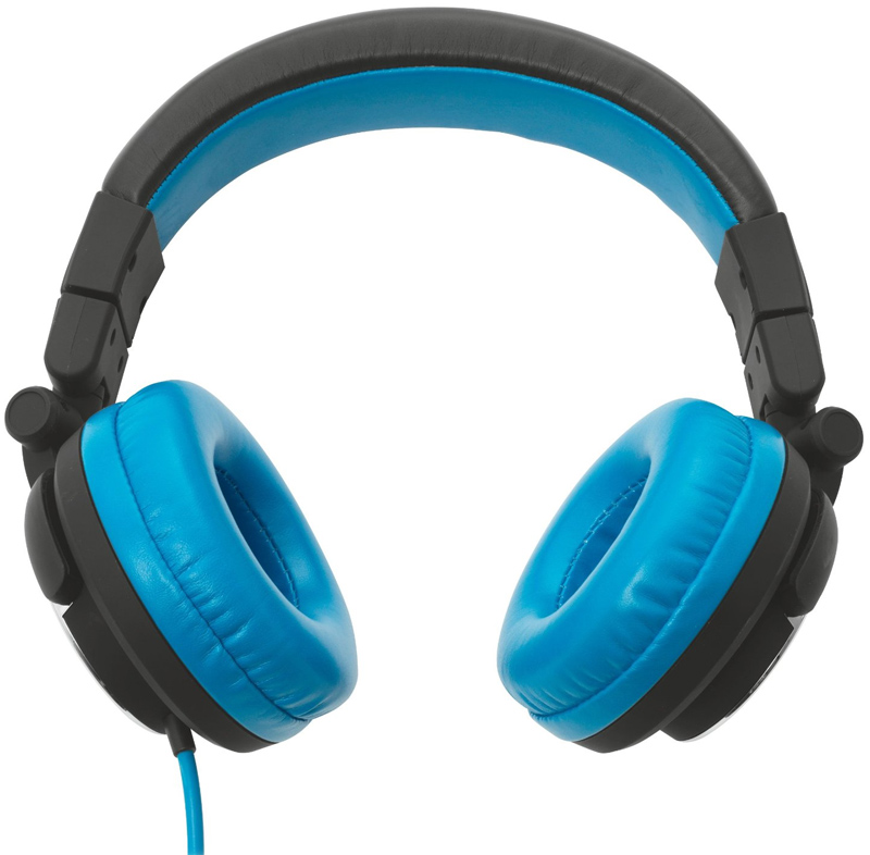 Наушники TRUST URBAN REVOLT Rimix Headphone Black/Blue Крепление дуга (над головой)