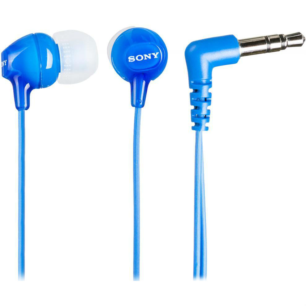 Наушники SONY MDR-EX15LP Blue Вид наушники