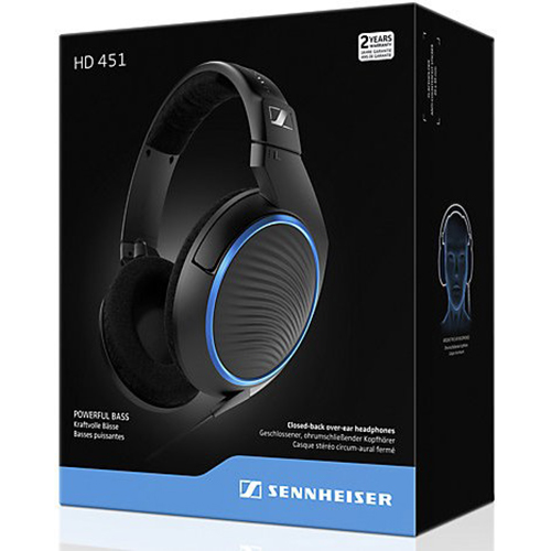 Наушники SENNHEISER HD 451 Black (506773) Акустическое оформление закрытые