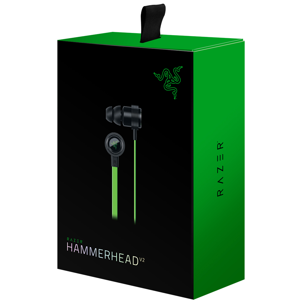 Наушники RAZER Hammerhead V2 (RZ12-01730100-R3G1) Конструкция внутриканальные (в ушной канал)