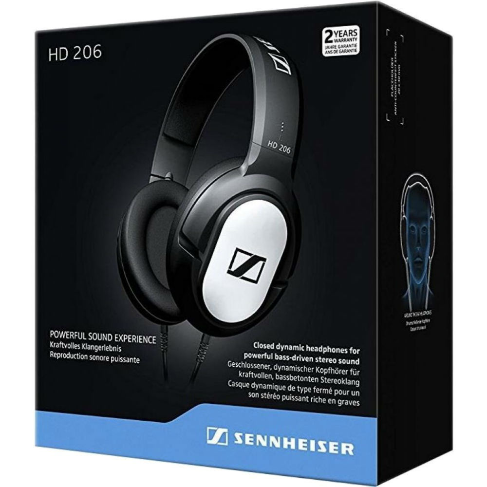 Внешний вид Наушники SENNHEISER HD 206 (507364)