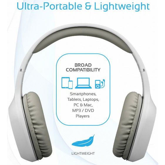 Наушники PROMATE Symphony White (symphony.white) Акустическое оформление закрытые
