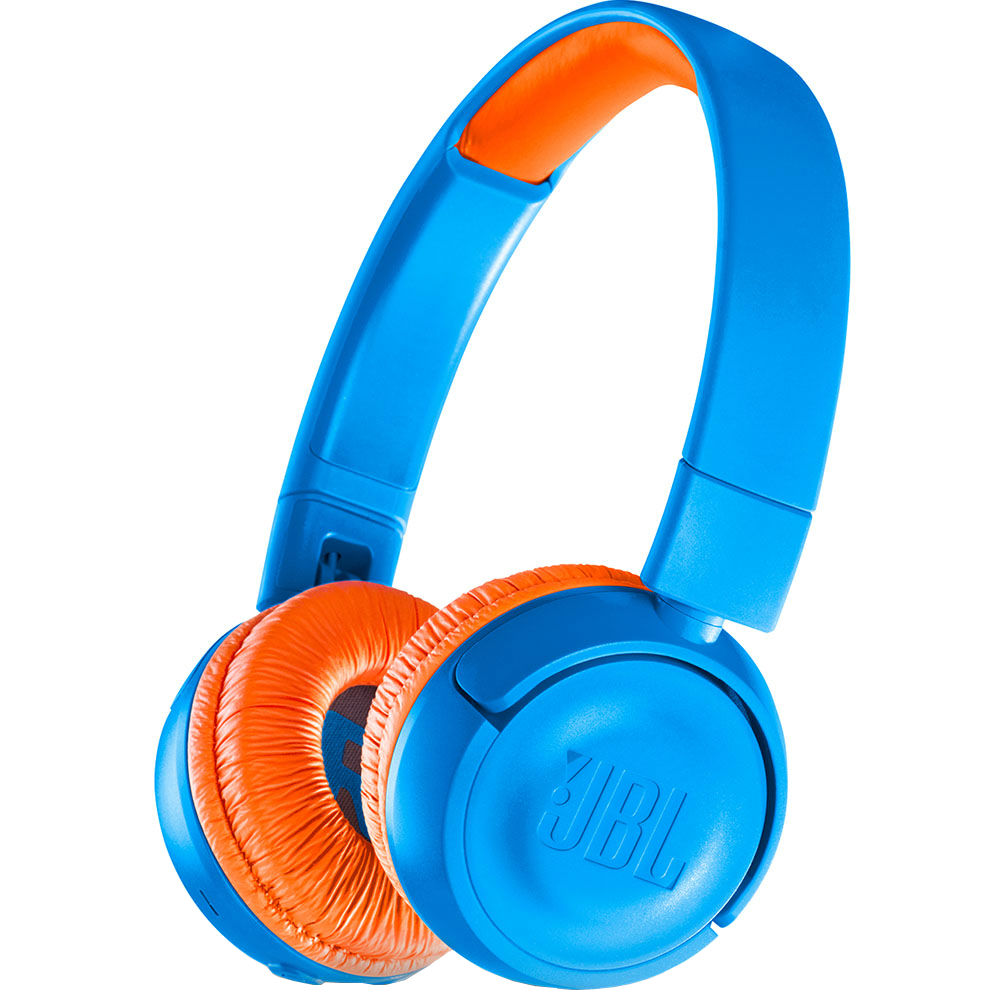 Наушники JBL JR300BT Rocker Blue (JBLJR300BTUNO) дитячі Вид навушники