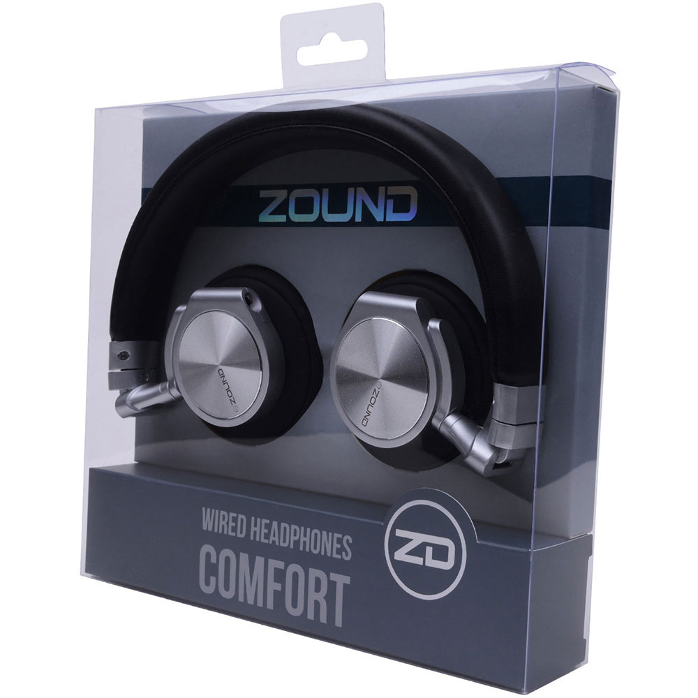 Навушники ZOUND Comfort Wired Headphones Black Вид навушники