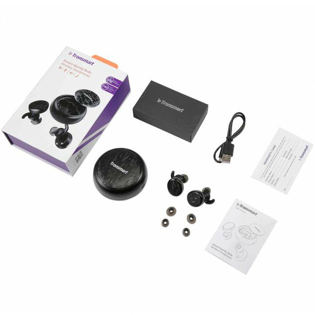 Гарнітура TRONSMART Encore Spunky Buds Black (281443) Конструкція внутрішньоканальні (у вушний канал)