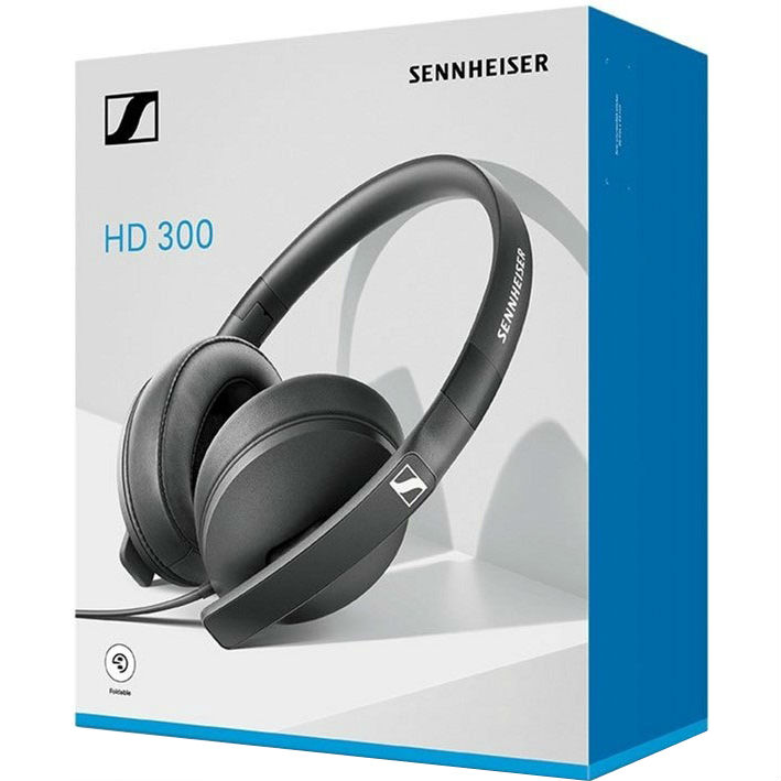 Зовнішній вигляд Навушники SENNHEISER HD 300 Black (508597)