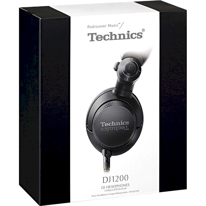 Зовнішній вигляд Навушники PANASONIC, Technics EAH-DJ1200E-K