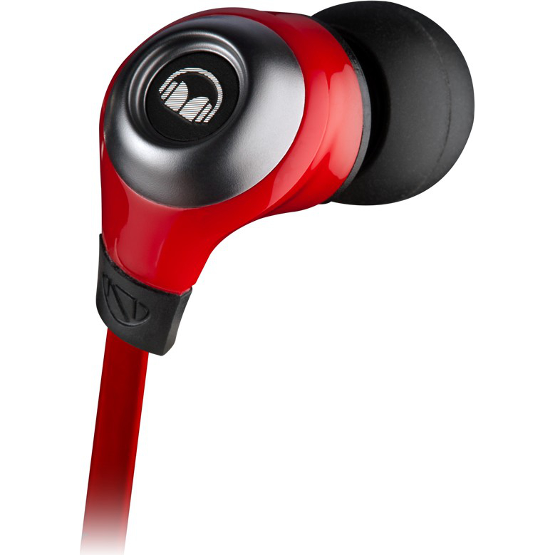 Навушники з мікрофоном MONSTER MNS-128588-00 NLite In-Ear Red Конструкція внутрішньоканальні (у вушний канал)