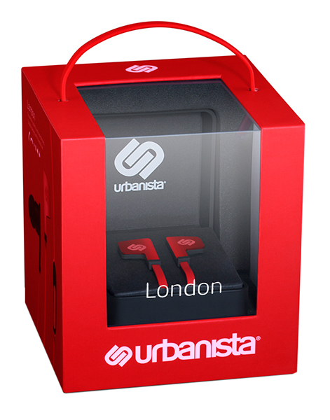 Гарнітура URBANISTA London (Red) Конструкція внутрішньоканальні (у вушний канал)