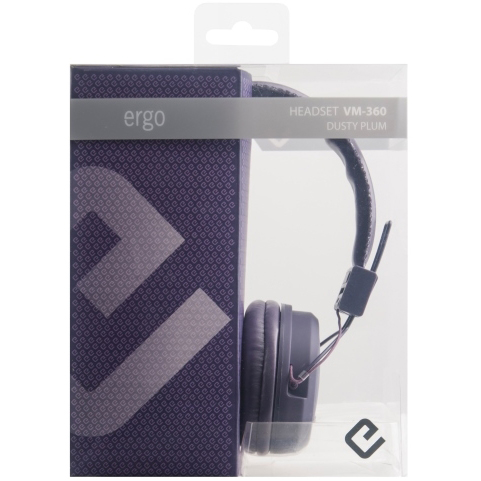 ERGO VM-360 Dusty Plum Вид гарнітура