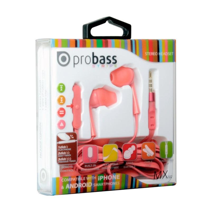 Навушники PROBASS MX102 Coral