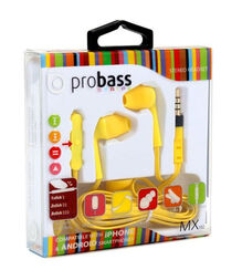 Навушники PROBASS MX102 Yellow