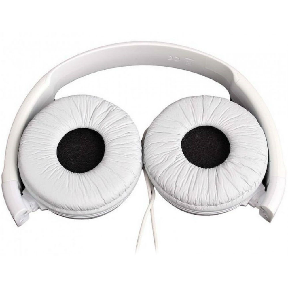 Гарнитура SONY MDR-ZX110AP (white) Крепление дуга (над головой)