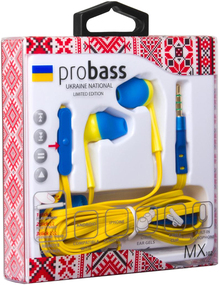 Навушники PROBASS MX102 Ukraine National