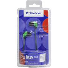 Гарнитура DEFENDER Pulse 430 Black/Green