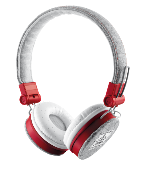 Гарнітура TRUST Urban Revolt Fyber headphone Grey/Red (20073)