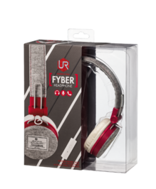 Гарнітура TRUST Urban Revolt Fyber headphone Grey/Red (20073)