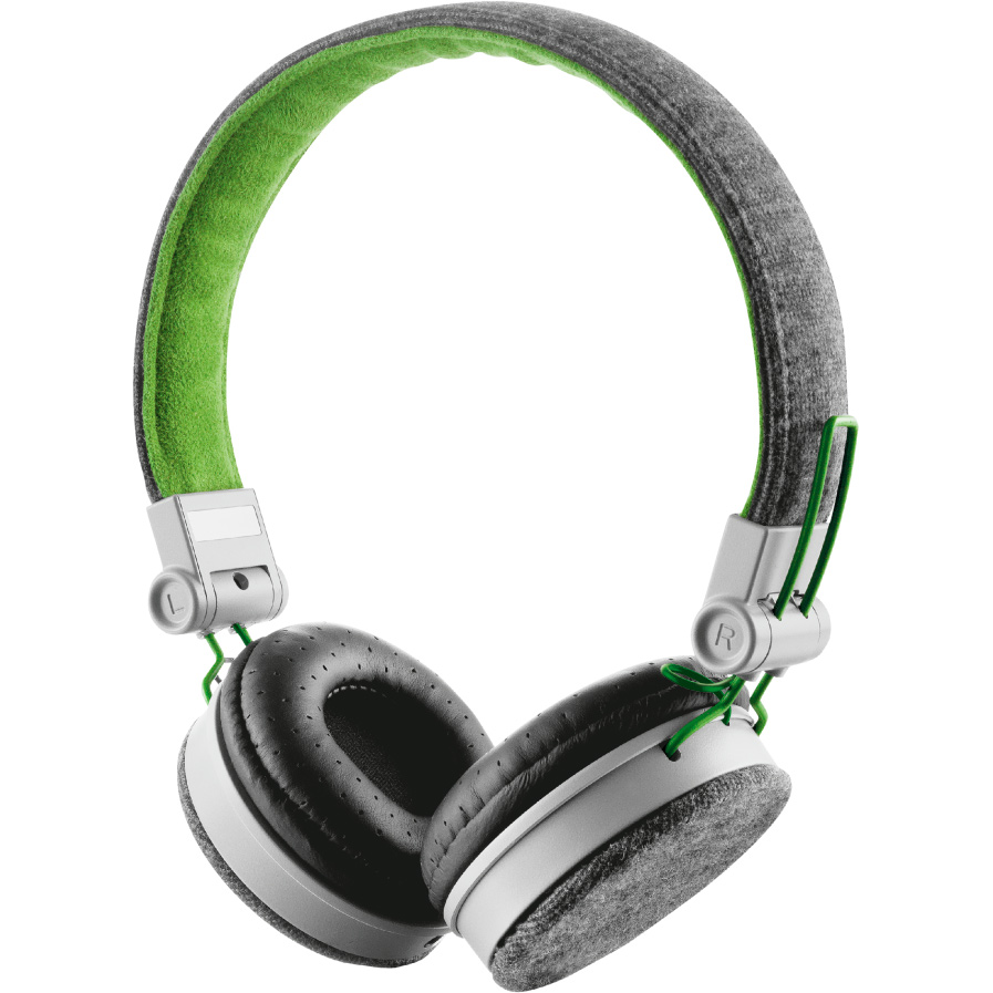 Гарнітура TRUST Urban Revolt Fyber headphone Grey/Green