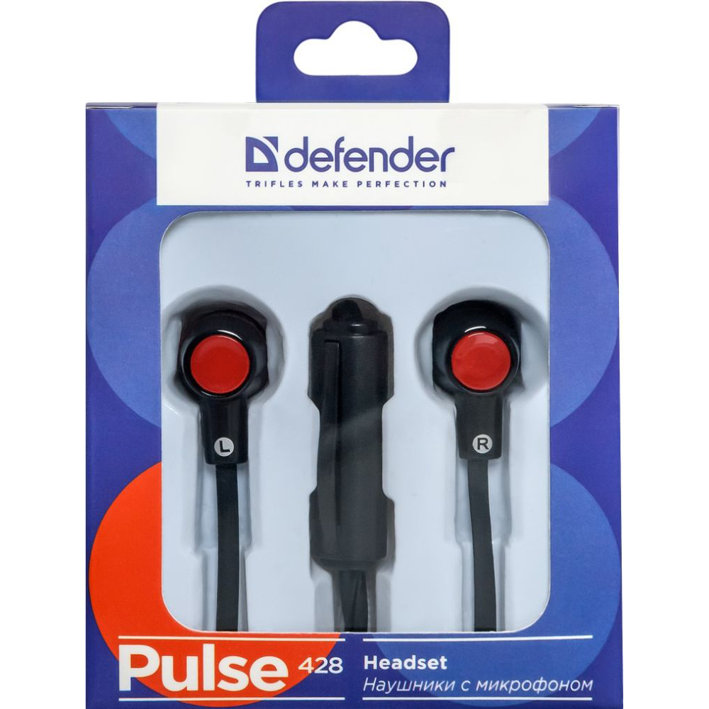 Гарнітура DEFENDER Pulse 428 Black/Red (63428) Вид гарнітура