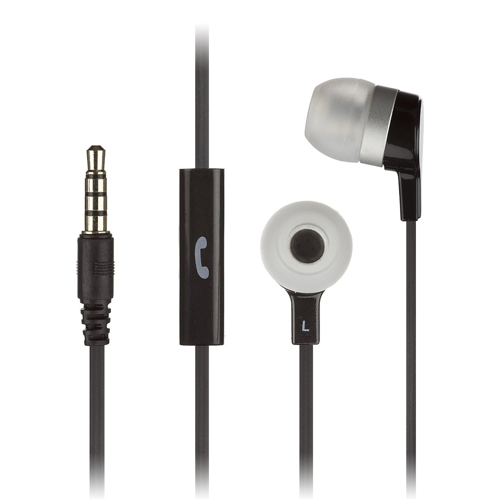 Гарнитура Kitsound Entry Mini In-Ear Headphones with Mic (Black) KSMINIBK