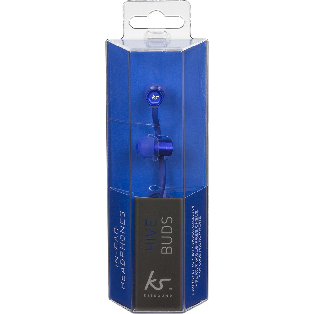 Гарнитура Kitsound KS Hive In-Ear (Blue) KSHIVBBL Дополнительно 20 - 20000