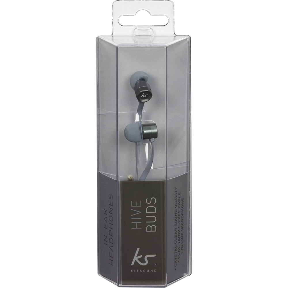 Гарнитура Kitsound KS Hive In-Ear (Grey) KSHIVBGY Дополнительно 20 - 20000