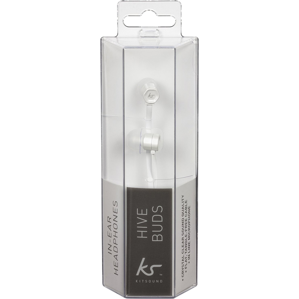 Гарнитура Kitsound KS Hive In-Ear (White) KSHIVBWH Дополнительно 20 - 20000