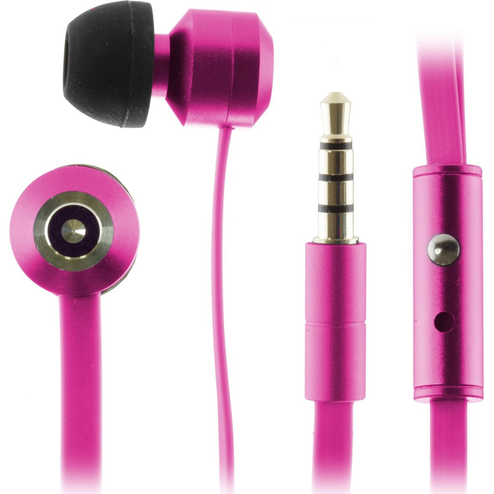 Гарнитура Kitsound KS Ribbons earphones (pink) KSRIBPI