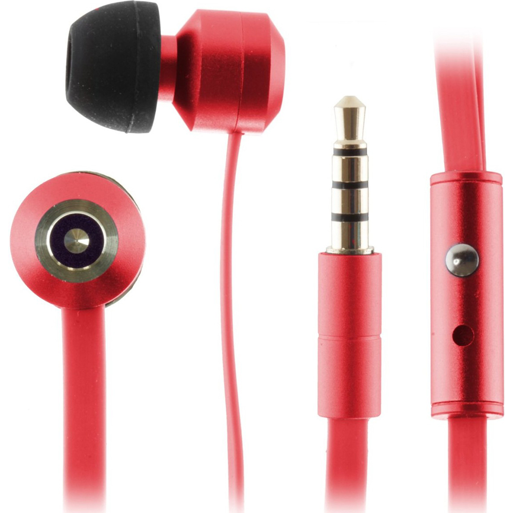 Гарнитура Kitsound KS Ribbons earphones (red) KSRIBRD