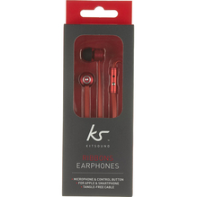 Гарнитура Kitsound KS Ribbons earphones (red) KSRIBRD